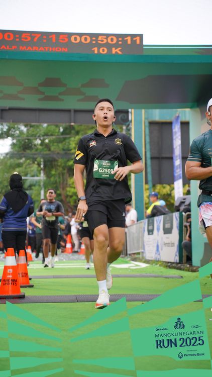 Race photo from Mangkunegaran Run 2025