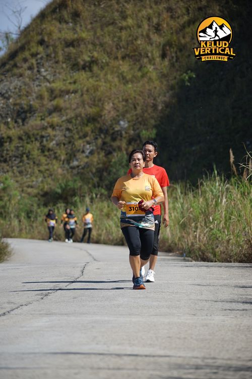 Race photo from Kelud Vertical Challenge 2024