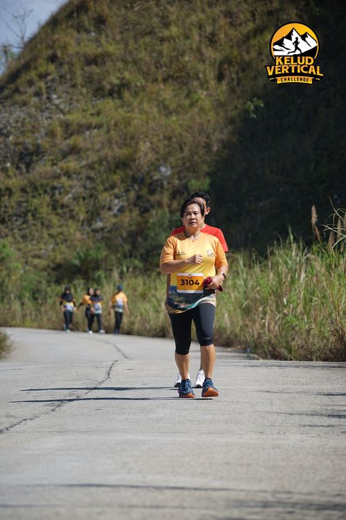 Race photo from Kelud Vertical Challenge 2024