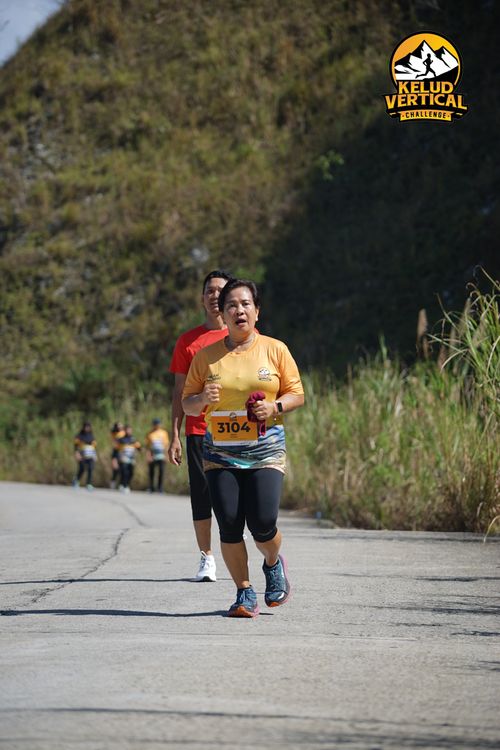 Race photo from Kelud Vertical Challenge 2024