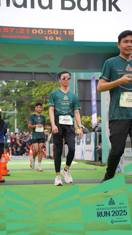 Race photo from Mangkunegaran Run 2025