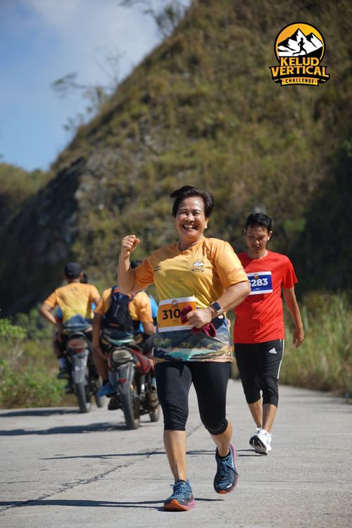 Race photo from Kelud Vertical Challenge 2024