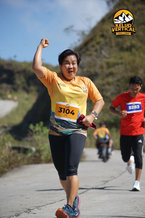 Race photo from Kelud Vertical Challenge 2024
