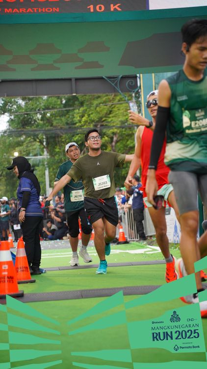 Race photo from Mangkunegaran Run 2025