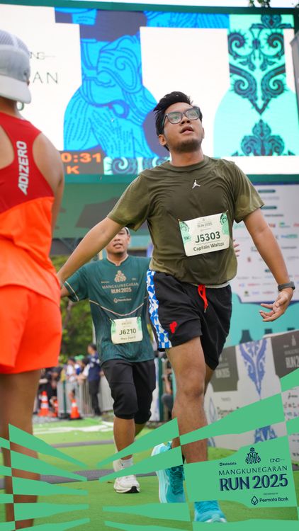 Race photo from Mangkunegaran Run 2025