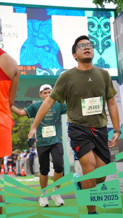 Race photo from Mangkunegaran Run 2025