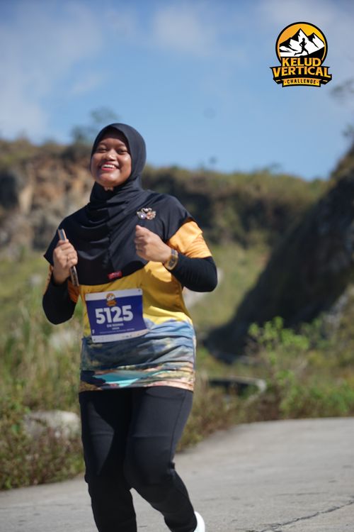 Race photo from Kelud Vertical Challenge 2024