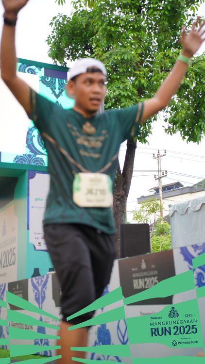 Race photo from Mangkunegaran Run 2025