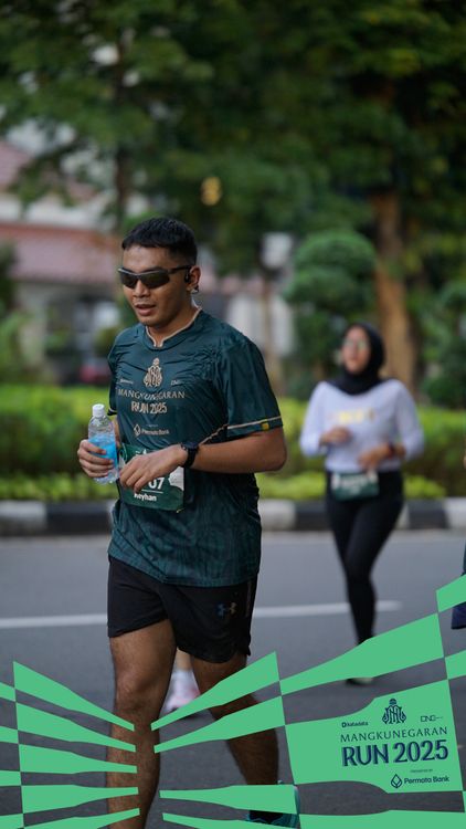 Race photo from Mangkunegaran Run 2025