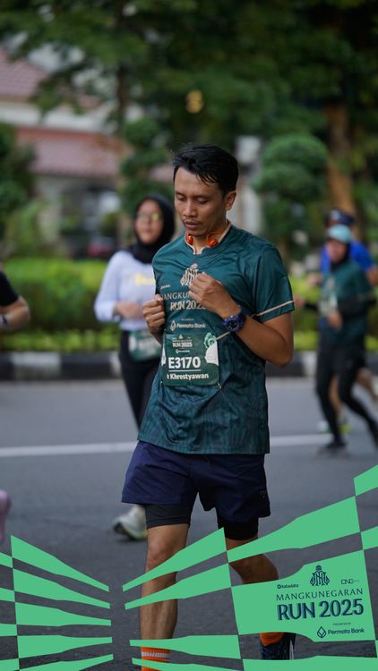 Race photo from Mangkunegaran Run 2025