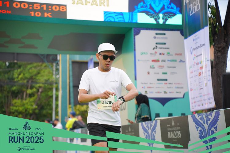 Race photo from Mangkunegaran Run 2025