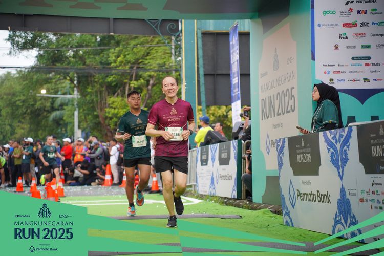 Race photo from Mangkunegaran Run 2025