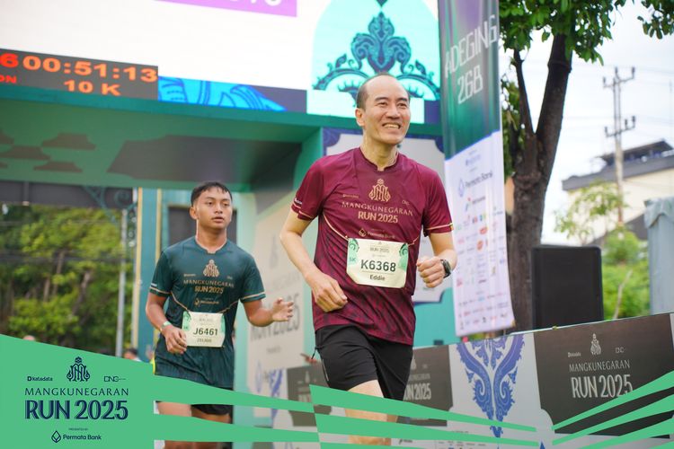 Race photo from Mangkunegaran Run 2025