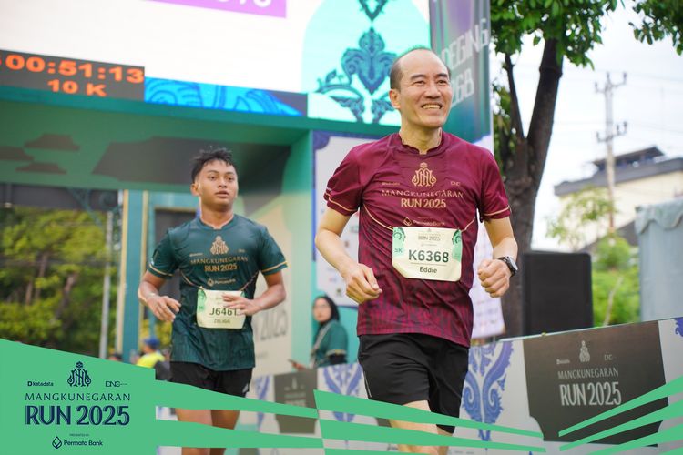 Race photo from Mangkunegaran Run 2025