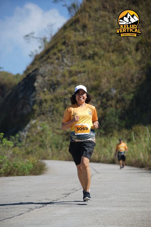 Race photo from Kelud Vertical Challenge 2024