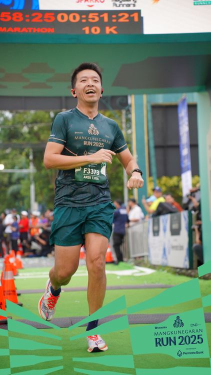 Race photo from Mangkunegaran Run 2025
