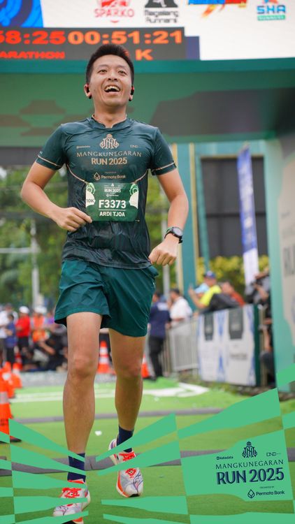 Race photo from Mangkunegaran Run 2025