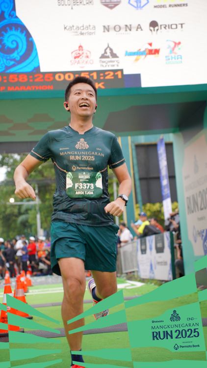 Race photo from Mangkunegaran Run 2025
