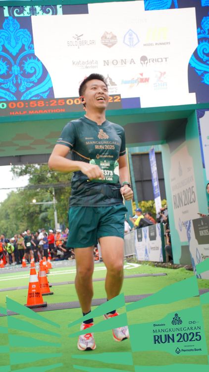 Race photo from Mangkunegaran Run 2025