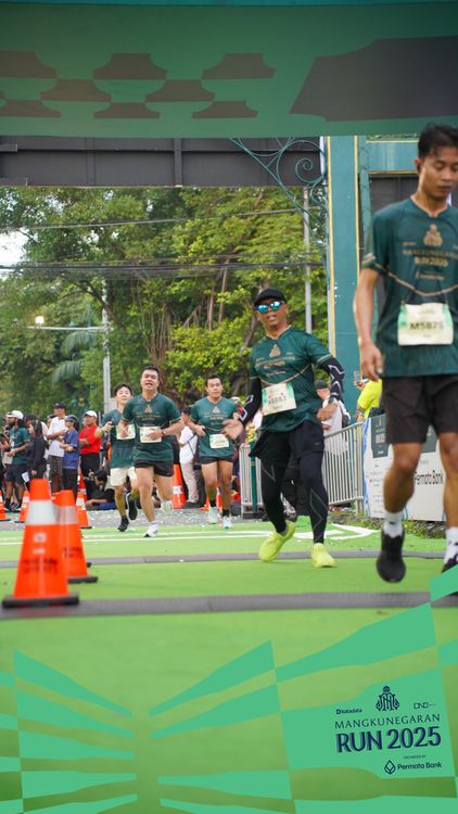 Race photo from Mangkunegaran Run 2025