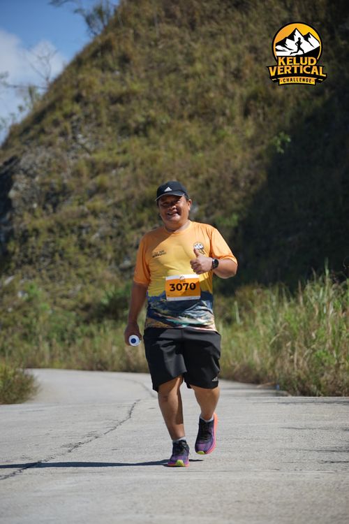Race photo from Kelud Vertical Challenge 2024