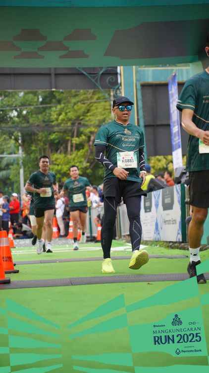 Race photo from Mangkunegaran Run 2025