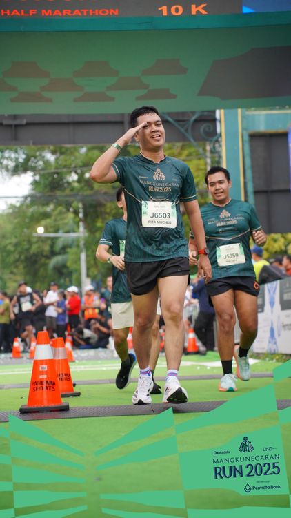 Race photo from Mangkunegaran Run 2025