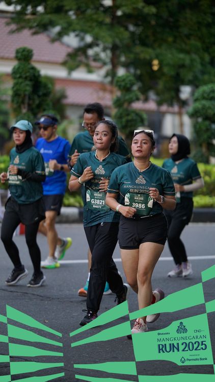 Race photo from Mangkunegaran Run 2025