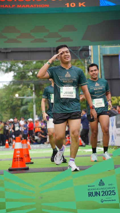 Race photo from Mangkunegaran Run 2025