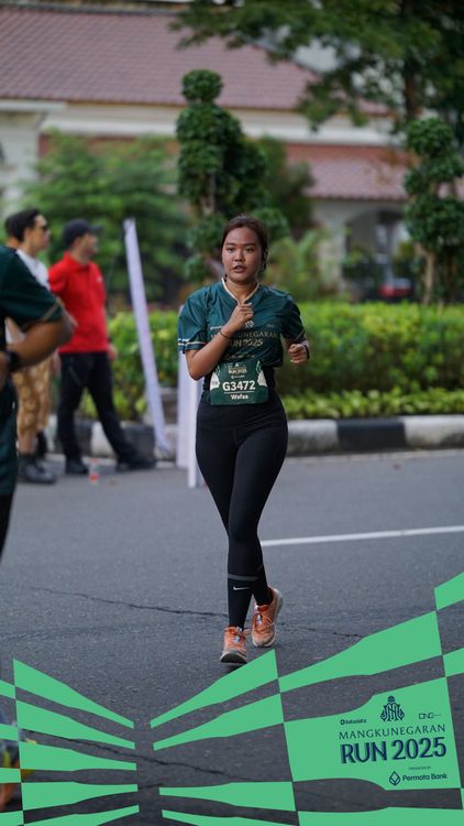 Race photo from Mangkunegaran Run 2025