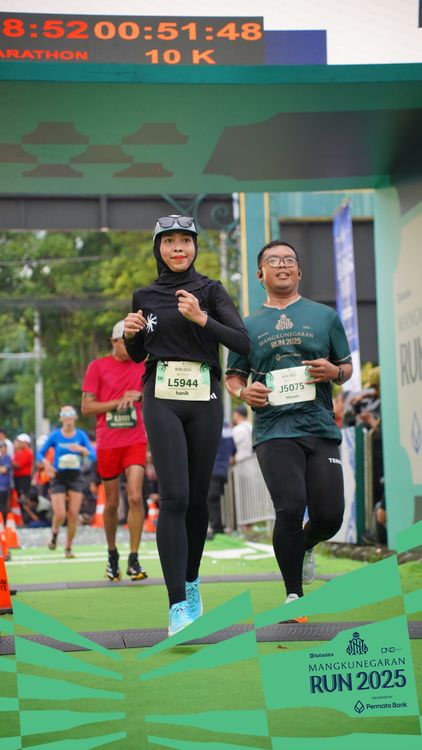 Race photo from Mangkunegaran Run 2025