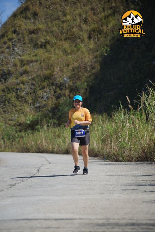 Race photo from Kelud Vertical Challenge 2024