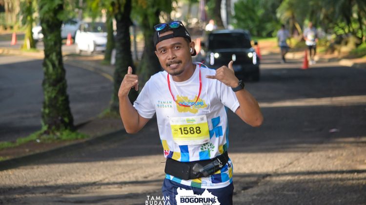 Race photo from Taman Budaya x BOGORUN 2025