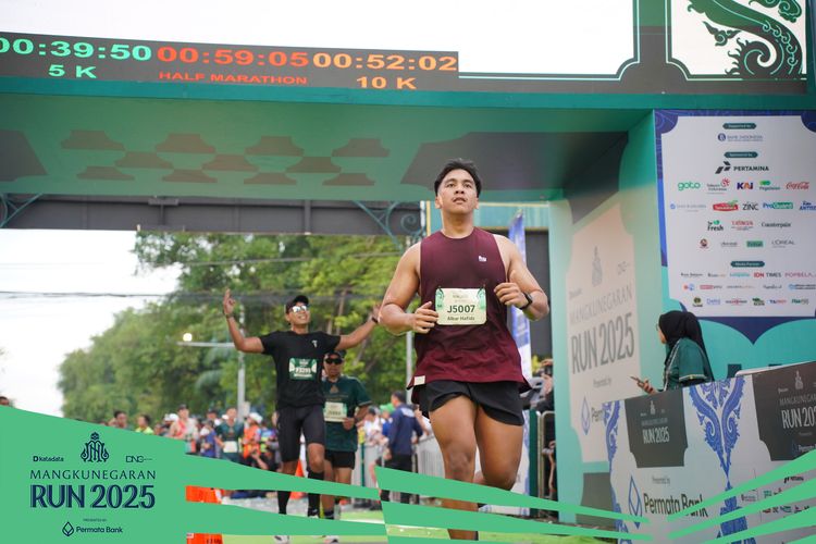 Race photo from Mangkunegaran Run 2025