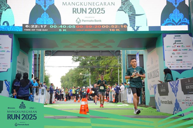 Race photo from Mangkunegaran Run 2025