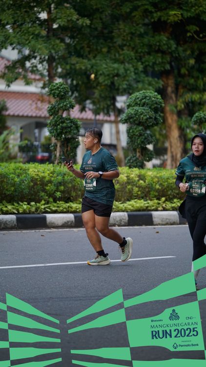 Race photo from Mangkunegaran Run 2025