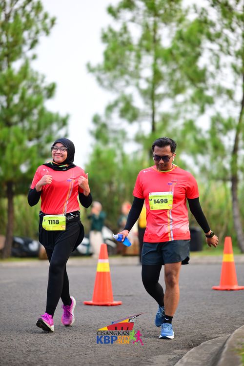 Race photo from CISANGKAN KBP CITY RUN 2025