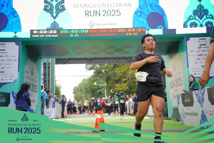 Race photo from Mangkunegaran Run 2025