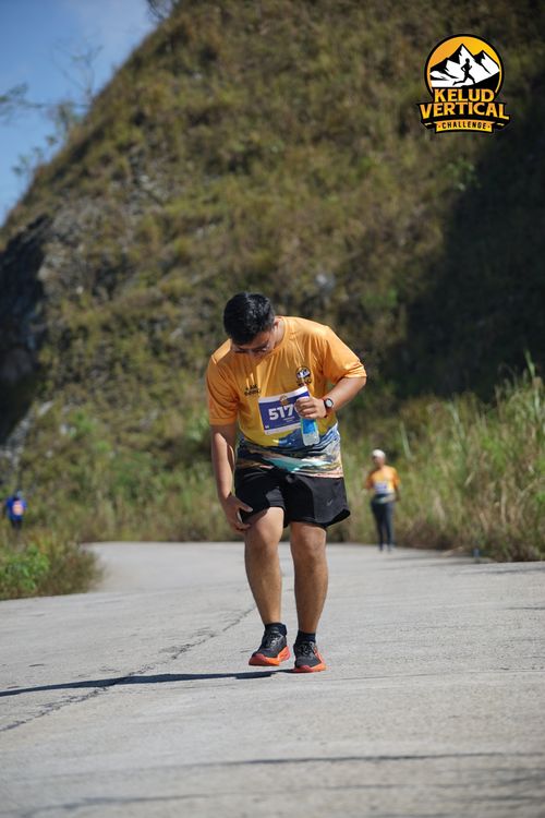Race photo from Kelud Vertical Challenge 2024
