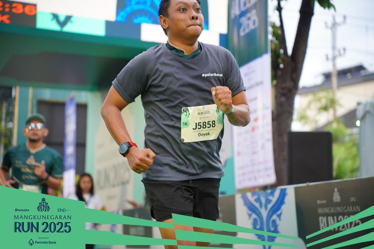 Race photo from Mangkunegaran Run 2025