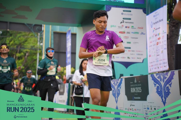 Race photo from Mangkunegaran Run 2025