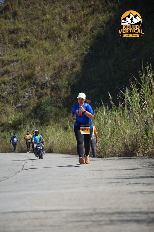 Race photo from Kelud Vertical Challenge 2024
