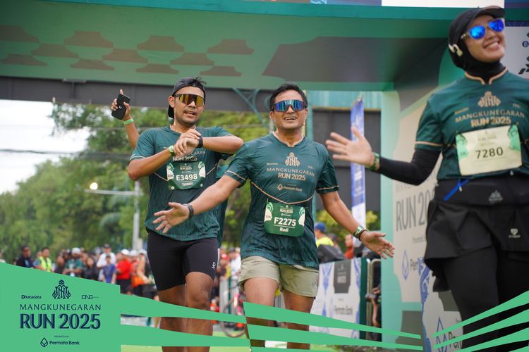 Race photo from Mangkunegaran Run 2025