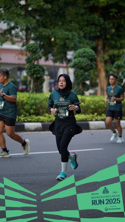 Race photo from Mangkunegaran Run 2025