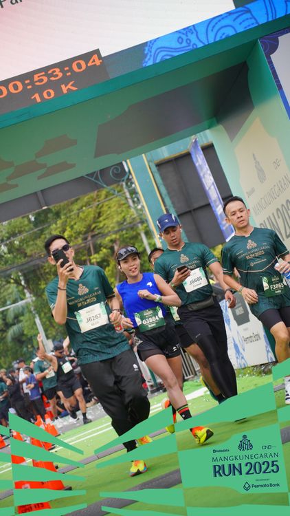Race photo from Mangkunegaran Run 2025