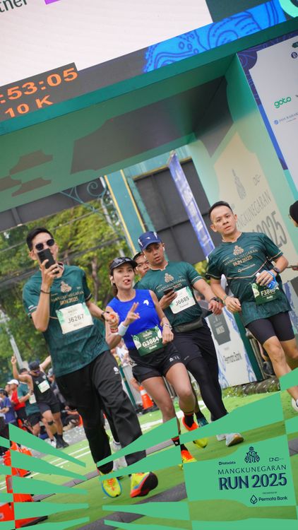 Race photo from Mangkunegaran Run 2025