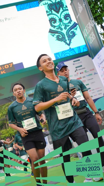 Race photo from Mangkunegaran Run 2025