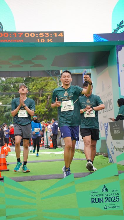 Race photo from Mangkunegaran Run 2025