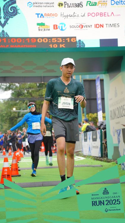 Race photo from Mangkunegaran Run 2025