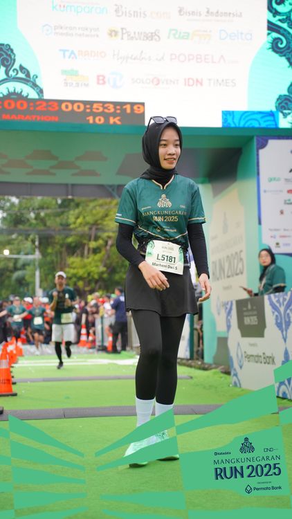 Race photo from Mangkunegaran Run 2025